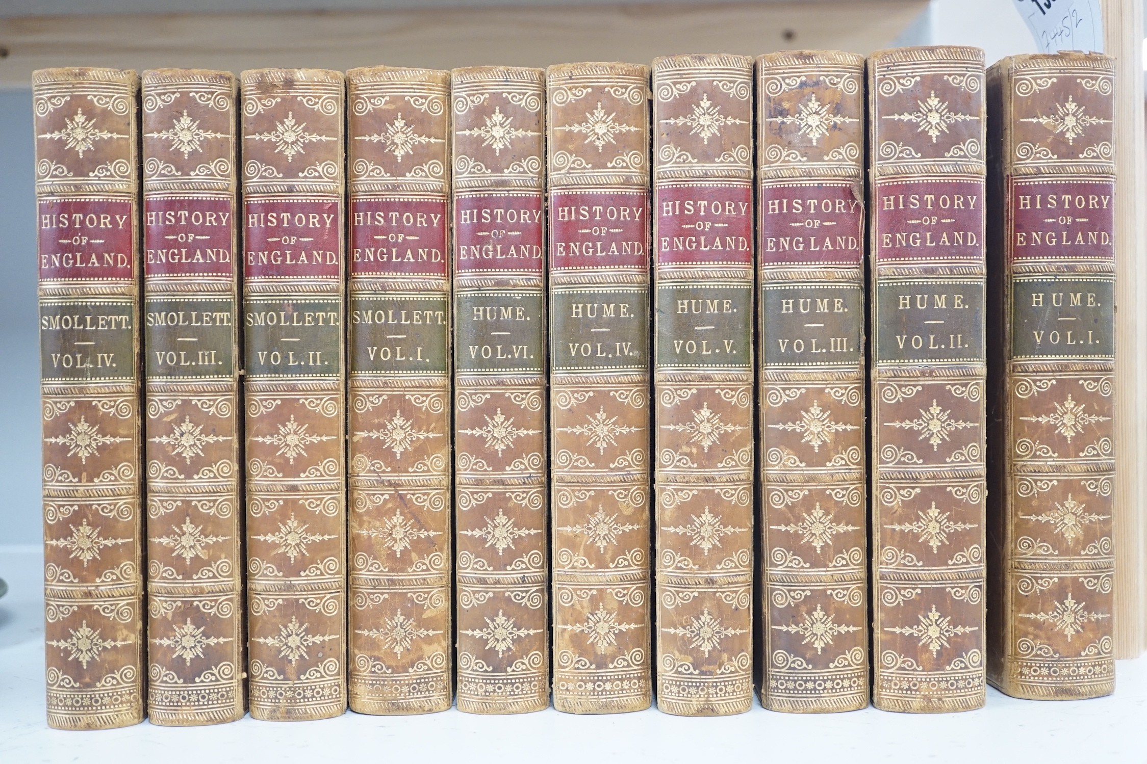 ° ° Hume, David - The History of England ... new edition, 6 vols. portrait frontis.; together with - Image 6 of 6