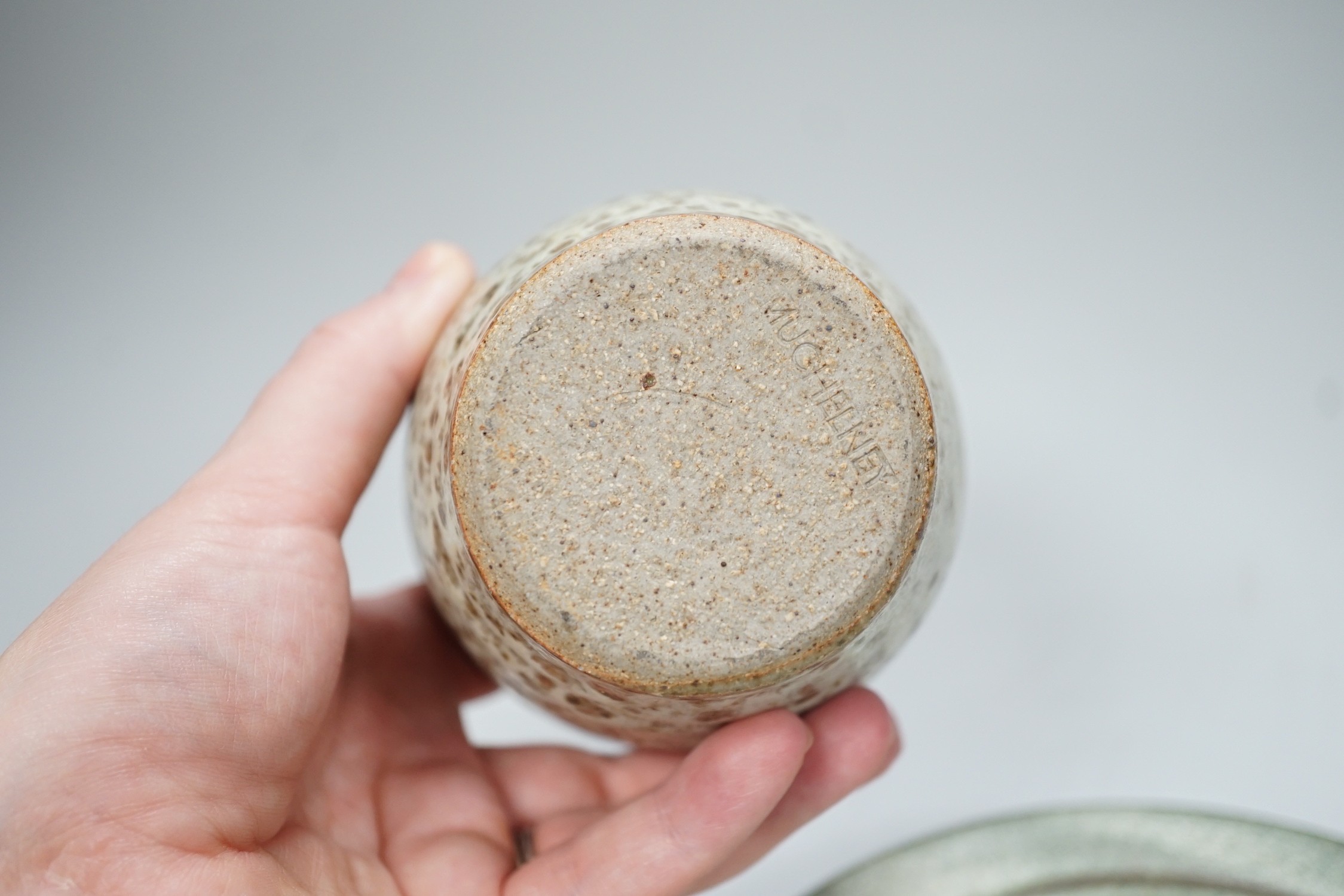 John Leach, Nick Rees, Mark Melbourne - lidded preserve jar, together with a cheese dome, (2) - Image 5 of 5