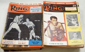 ° ° A quantity of boxing magazines