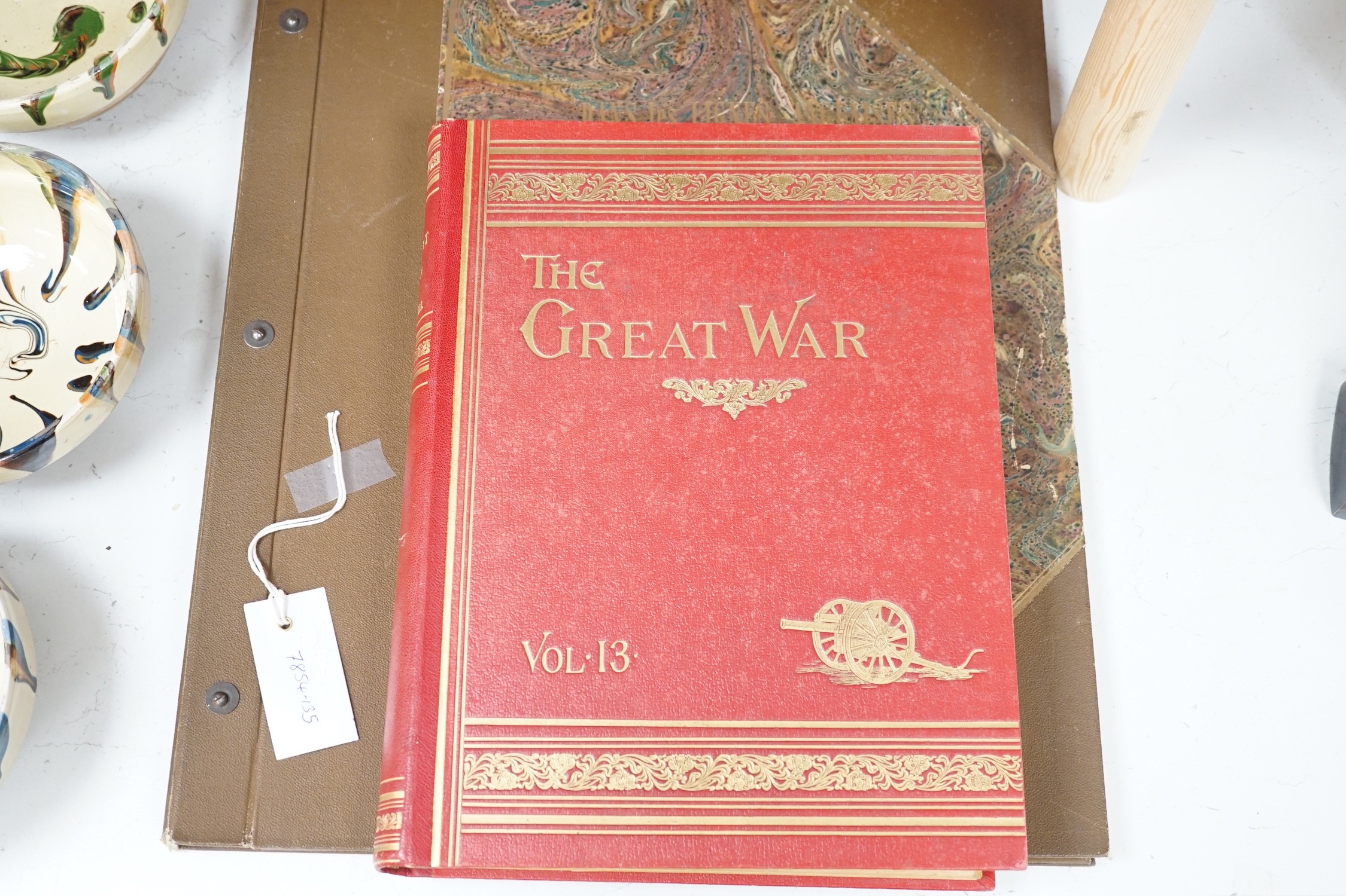 ° Wilson, H.W. and Hammeston, J.A. (Editors) - The Great War, 13 vols, Amagamated Press, 1916-19 - Image 4 of 9