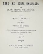 ° ° Berne-Bellecour, J. - Dans les Lignes Anglaises, signed limited edition no.31, in original folio