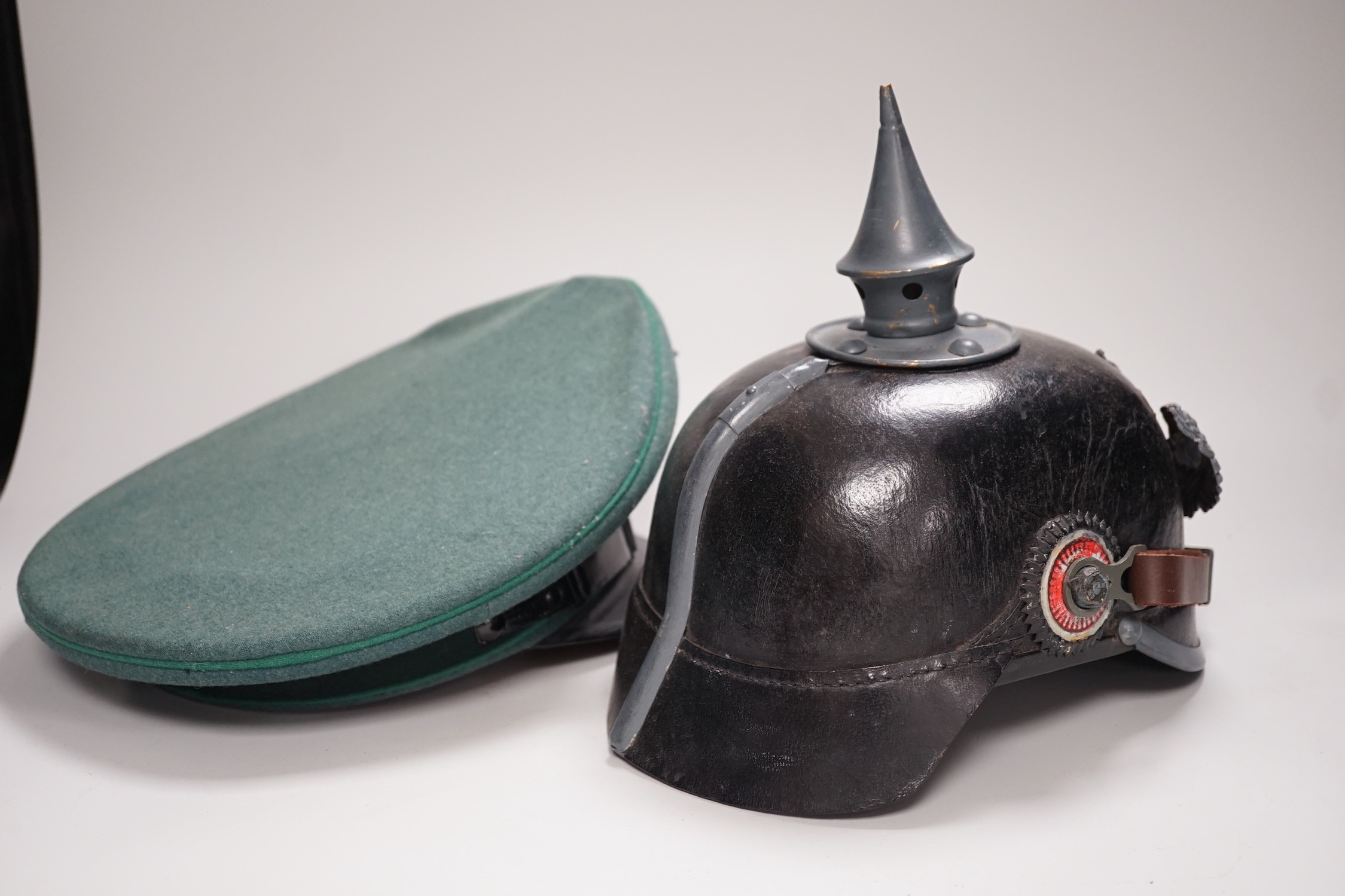 Two German style military hats - Image 5 of 6