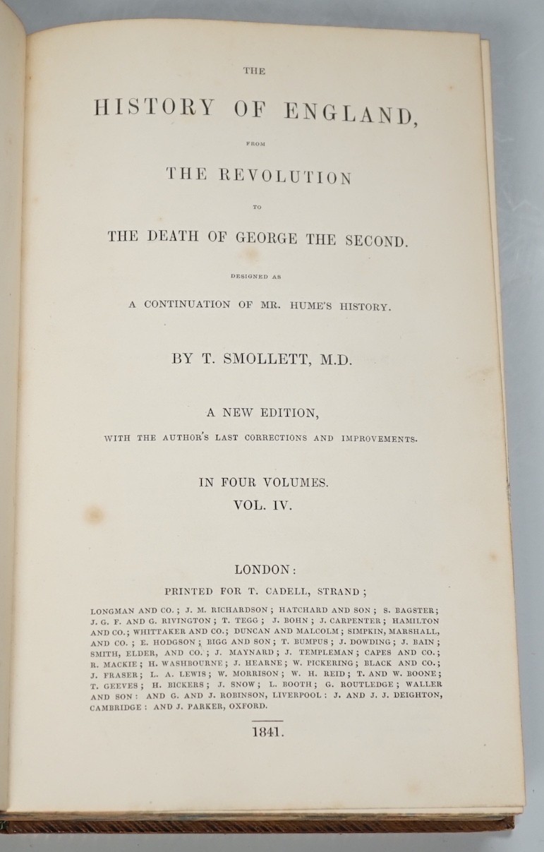 ° ° Hume, David - The History of England ... new edition, 6 vols. portrait frontis.; together with - Image 3 of 6