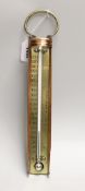 A copper preserving thermometer by Negretti and Zambra, 38cms high