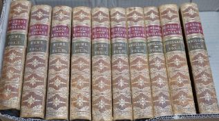 ° ° Hume, David - The History of England ... new edition, 6 vols. portrait frontis.; together with