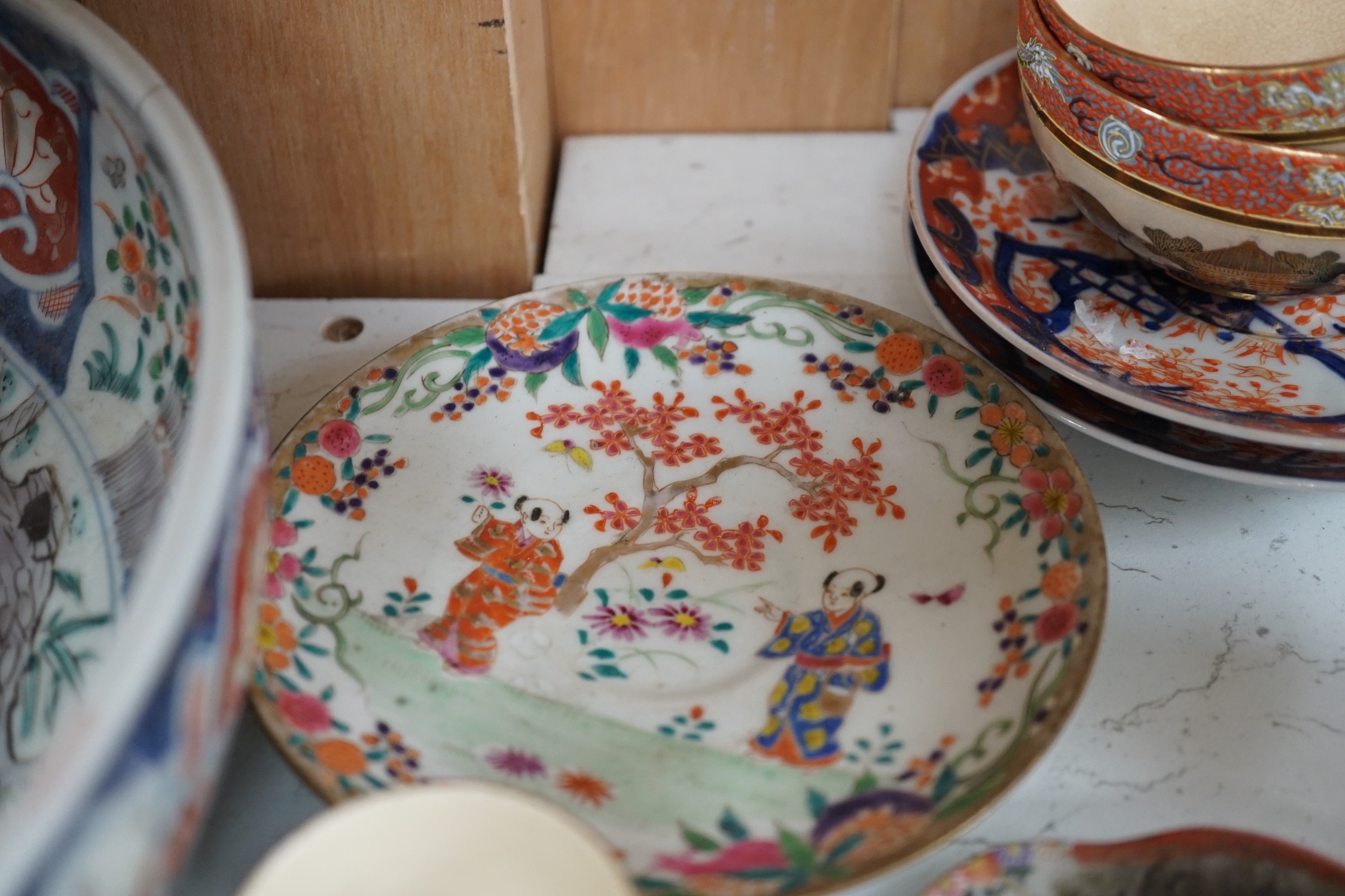 Assorted Japanese ceramics, bowl 31cms diameter - Image 10 of 10