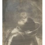 After George Frederic Watts RA (1817-1904), photogravure, 'The Happy Warrior 1884', 47 x 39cm