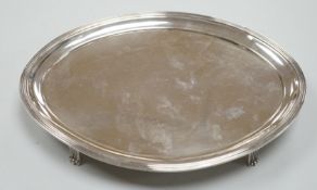 A George III silver oval teapot stand, by Peter, Ann & William Bateman, London, 1802, 18cm, 4.8oz,