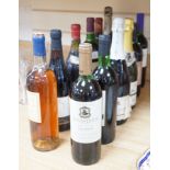 Twelve bottles of assorted wine to include Pauillac 1990, Chateaux Perenne 1985, Latriciere