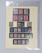 A collection of Victorian and Edwardian stamps