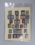 A collection of mint Victorian stamps (except one)