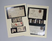 Six Penny Black stamps
