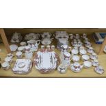 A large quantity of Crown Ducal Orange Tree pattern tea, coffee and dinner wares