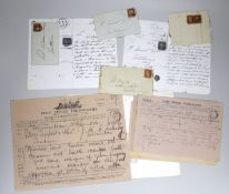 Ephemera: Covers and Letters from Lewes Debtors Prison to His Solicitor