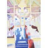 Glynn Boyd Harte (1948-2003), three limited edition prints, Café interior, Pollocks Toy Museum and