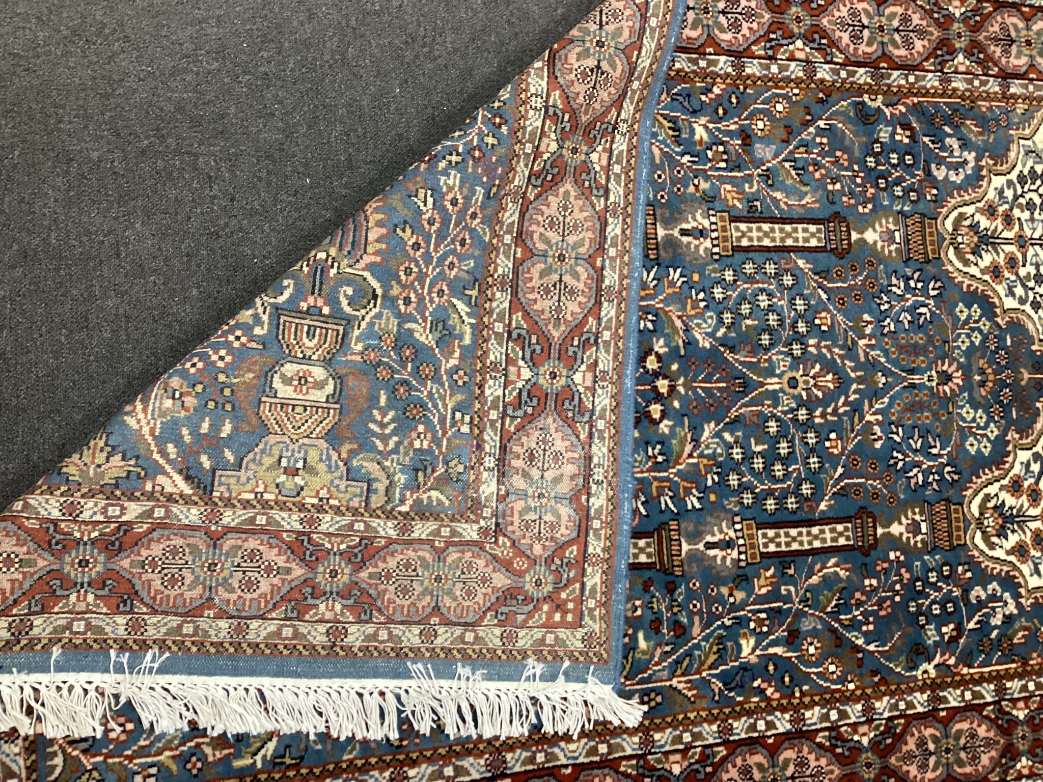 A North West Persian blue ground rug, 190cm x 126cm - Image 2 of 2