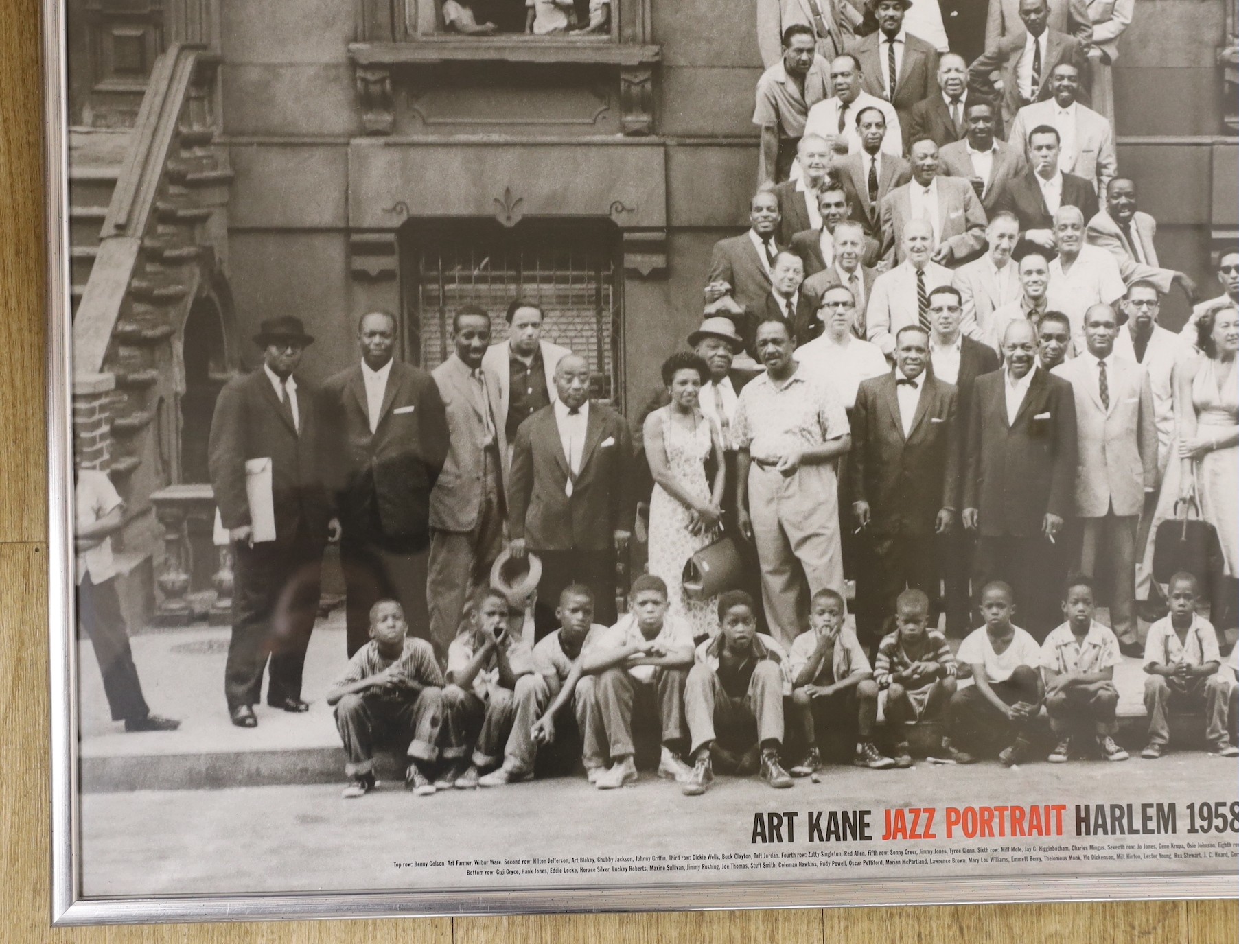 Art Kane Jazz portrait Harlem 1958, 88cms wide x 60cms high - Image 3 of 4