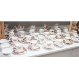 Four sets and part sets of bone china tableware, to include Royal Doulton Apple Blossom H4899, Royal