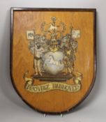 A heraldic ‘Provinz Hannover’ shield. 44.5cm high