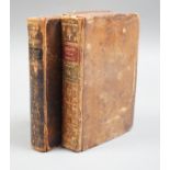 ° ° Two books - Delices de la France, 1728 and Johnson's Dictionary, 1802