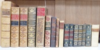 ° ° A collection of leather bindings including Mann, Homer, Dante