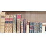 ° ° A collection of leather bindings including Mann, Homer, Dante