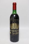 A bottle of Chateau Palmer, Margaux, Flouch Fils, 1984