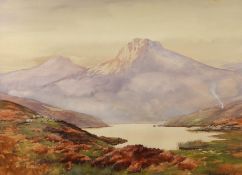 John Baragwanath-King (1864-1939), watercolour, Highland landscape, signed and dated '07, 51 x 72cm