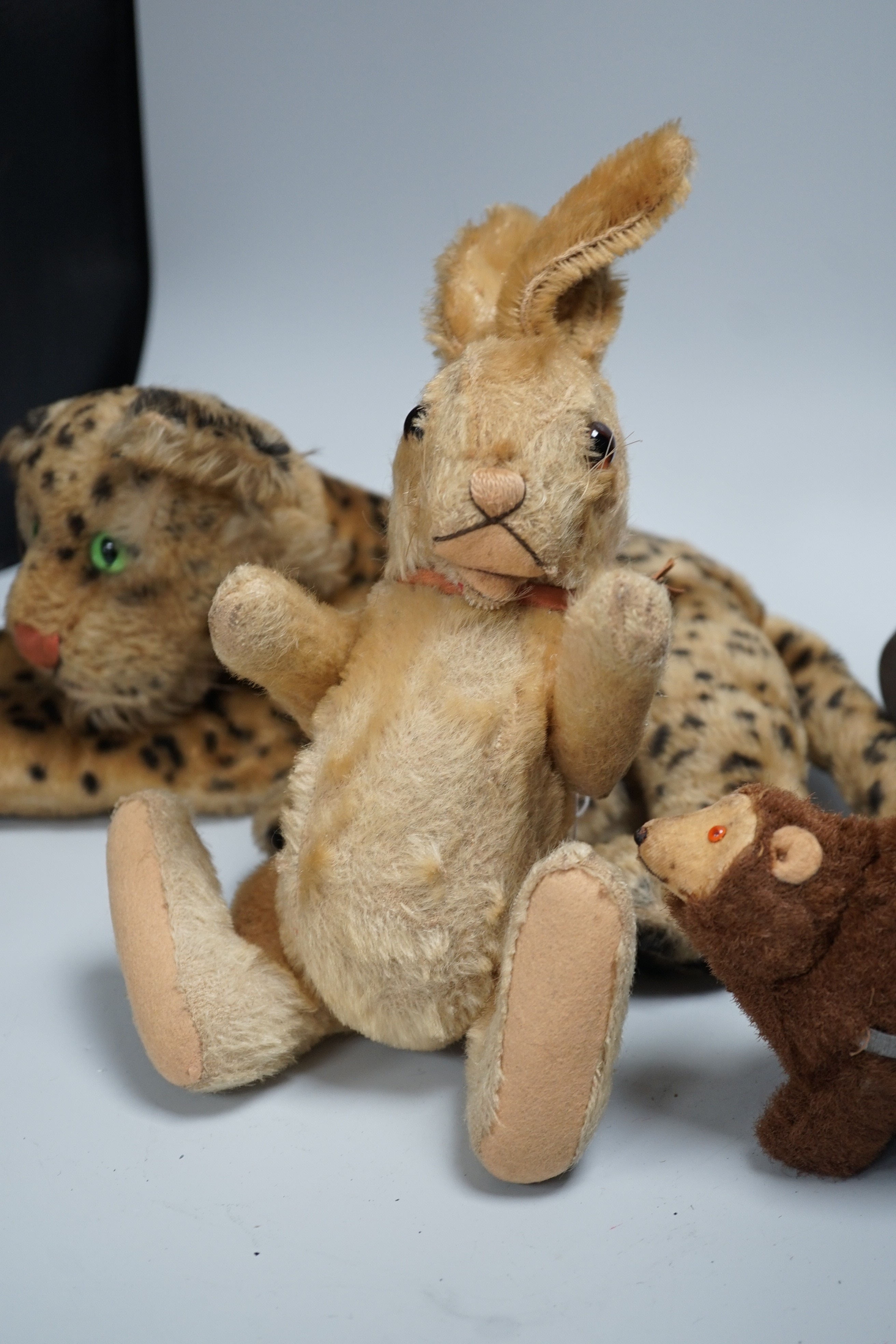 Three Steiff soft toys and a Japanese clockwork bear - Image 3 of 6