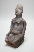 An African tribal Terracotta figure Djenne Mali 24cm