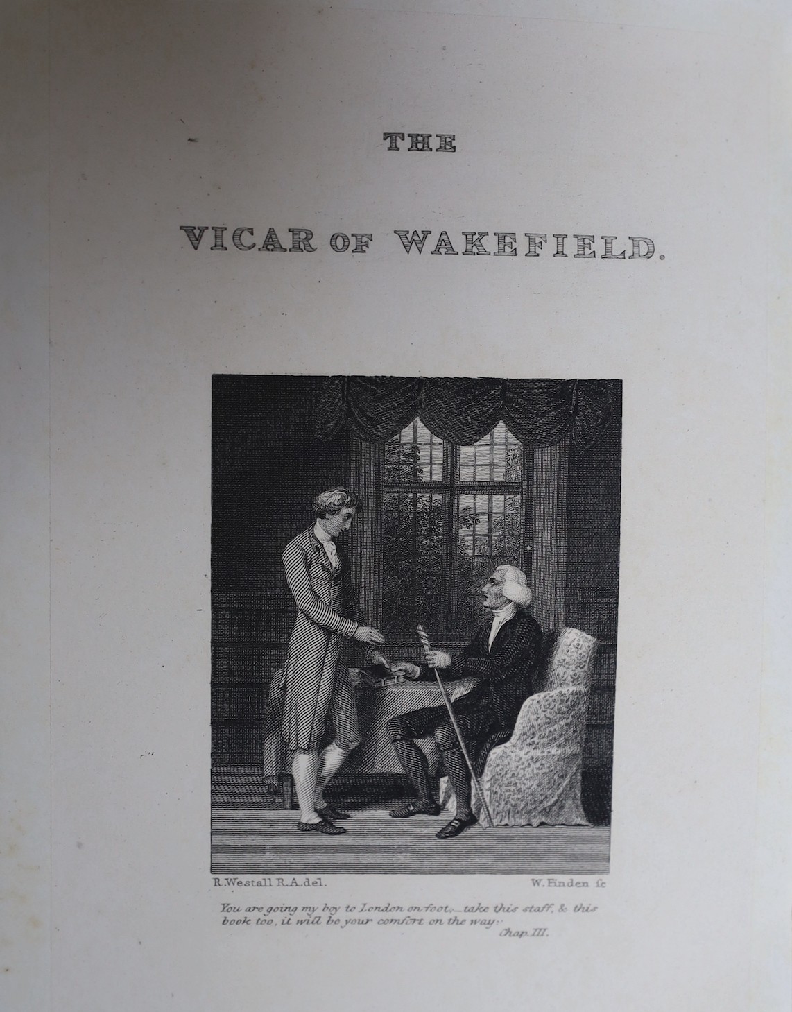 ° ° Richard Westall R.A. (illustrator) - Three works - Goldsmith, Oliver - The Vicar of Wakefield - Image 3 of 3
