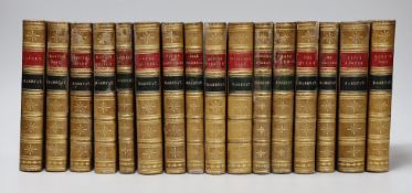 ° ° Marryat, Frederick - The Works, 16 vols, 8vo, half calf, G. Routledge & Co., London, 1856-58