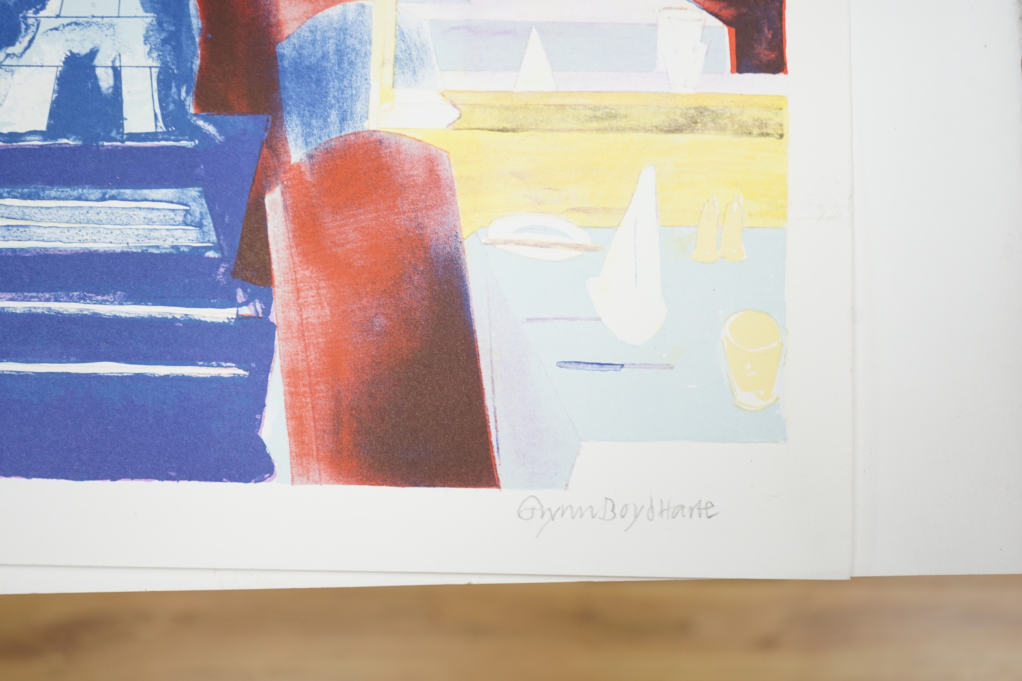 Glynn Boyd Harte (1948-2003), three limited edition prints, Café interior, Pollocks Toy Museum and - Image 2 of 4