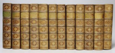 ° ° Grote, George - The History of Greece, 12 vols, 8vo, red calf gilt, spine sunned, The Law