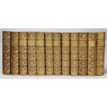 ° ° Grote, George - The History of Greece, 12 vols, 8vo, red calf gilt, spine sunned, The Law