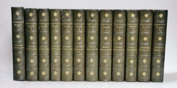 ° ° Macaulay, Thomas Babington - The Works, (The Albany edition), 12 vols, 8vo, half green