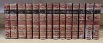 ° ° Dickens, Charles - The Works, 14 vols, 8vo, half calf, Chapman and Hall, London, 1888