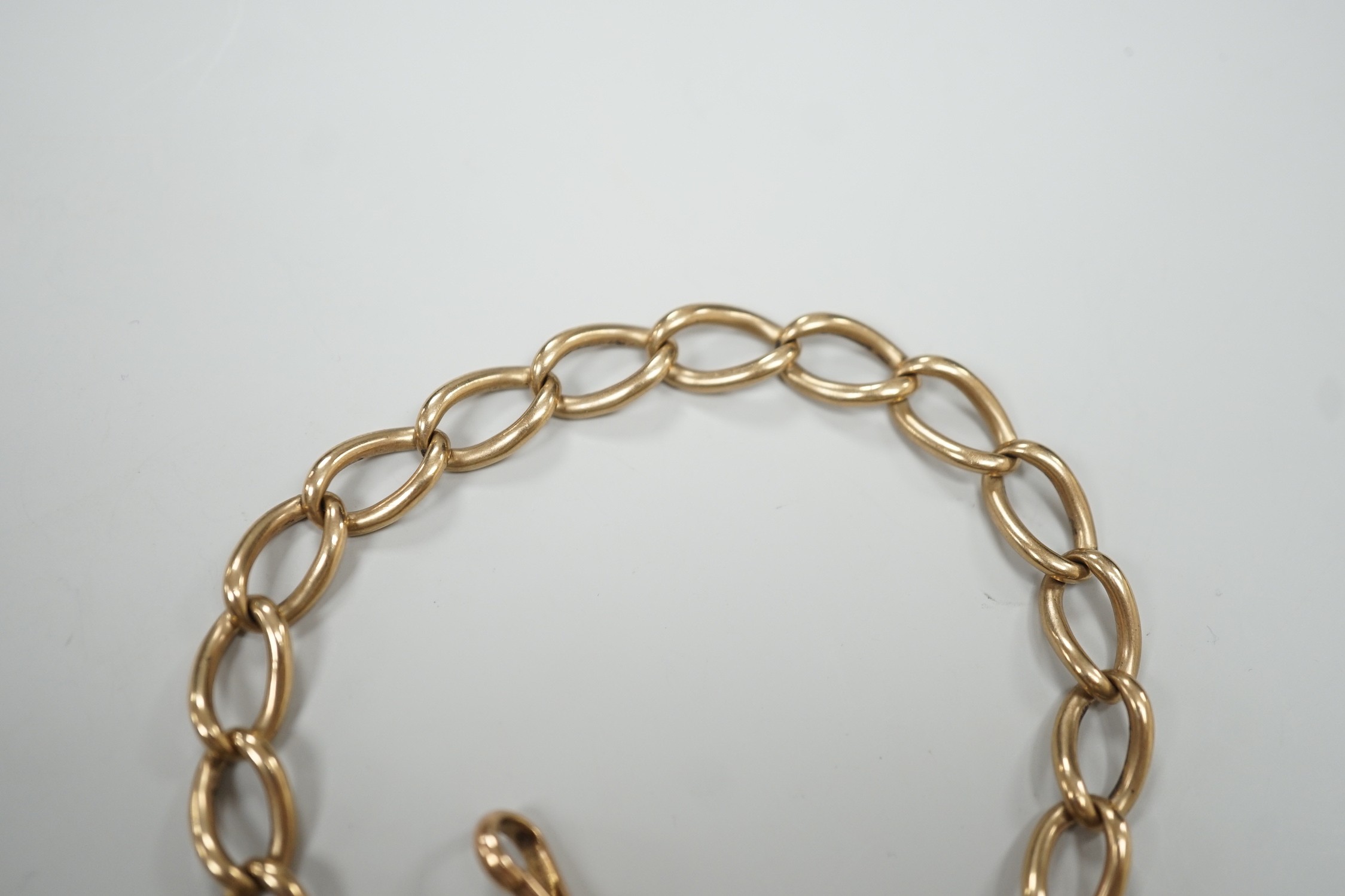 An early 20th century 9ct gold albert, 25cm, 23.4 grams. - Image 3 of 4