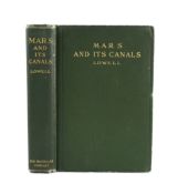 ° ° Lowell, Percival - Mars and its Canals, First edition. 15 plates (4 coloured) and a d-page