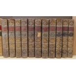° ° Hume, David - The History of England, 8 vols, 8vo, calf, T.Cadell, London, 1773 and Smollett,