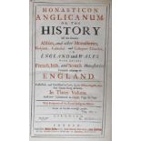 ° ° Dugdale, William - Monasticon Anglicanum, or, the History of the Abbies, and other Monastries,