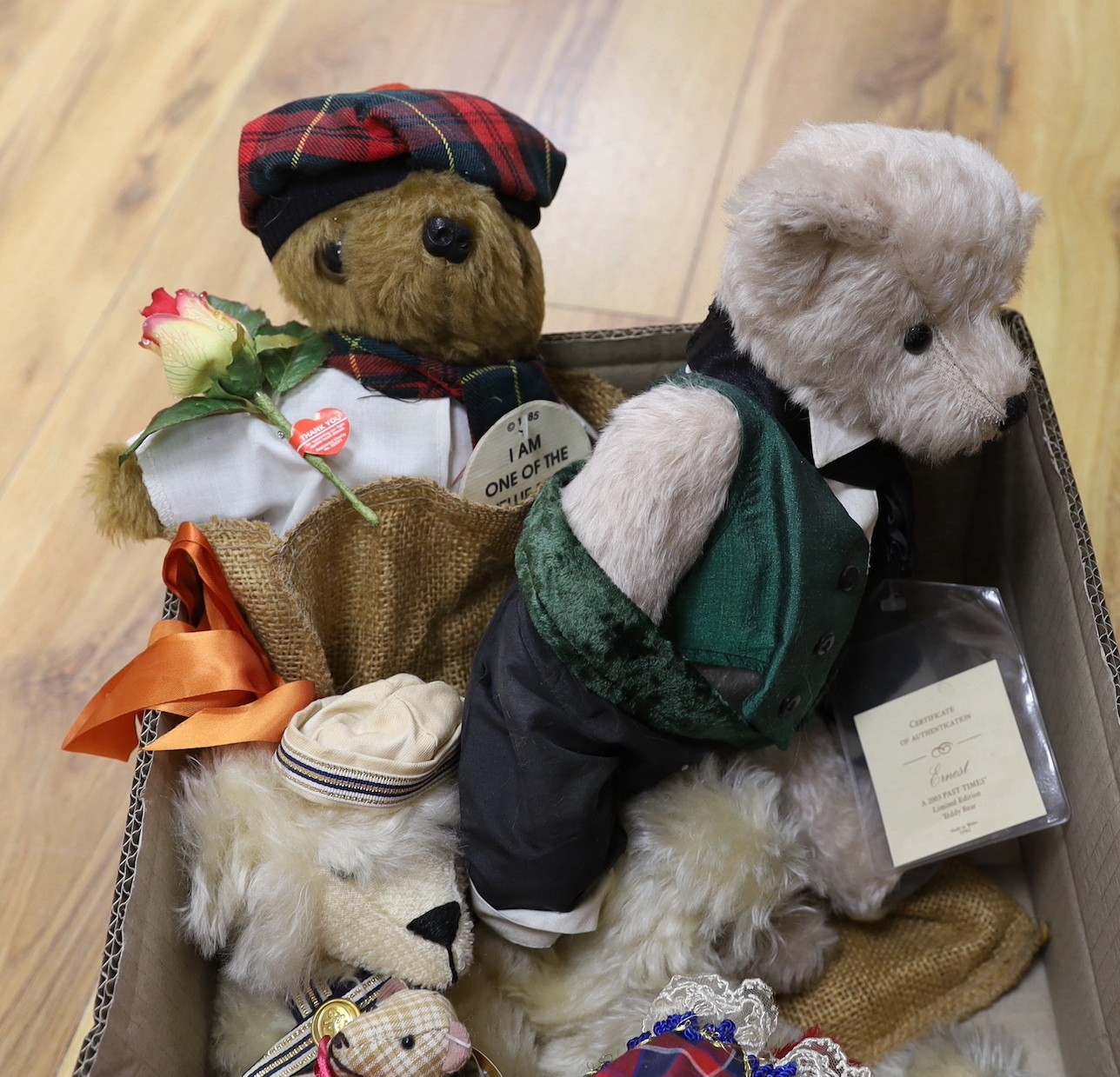 Eleven assorted modern limited edition bears and others including limited edition Steiff Buccaneer - Image 5 of 5