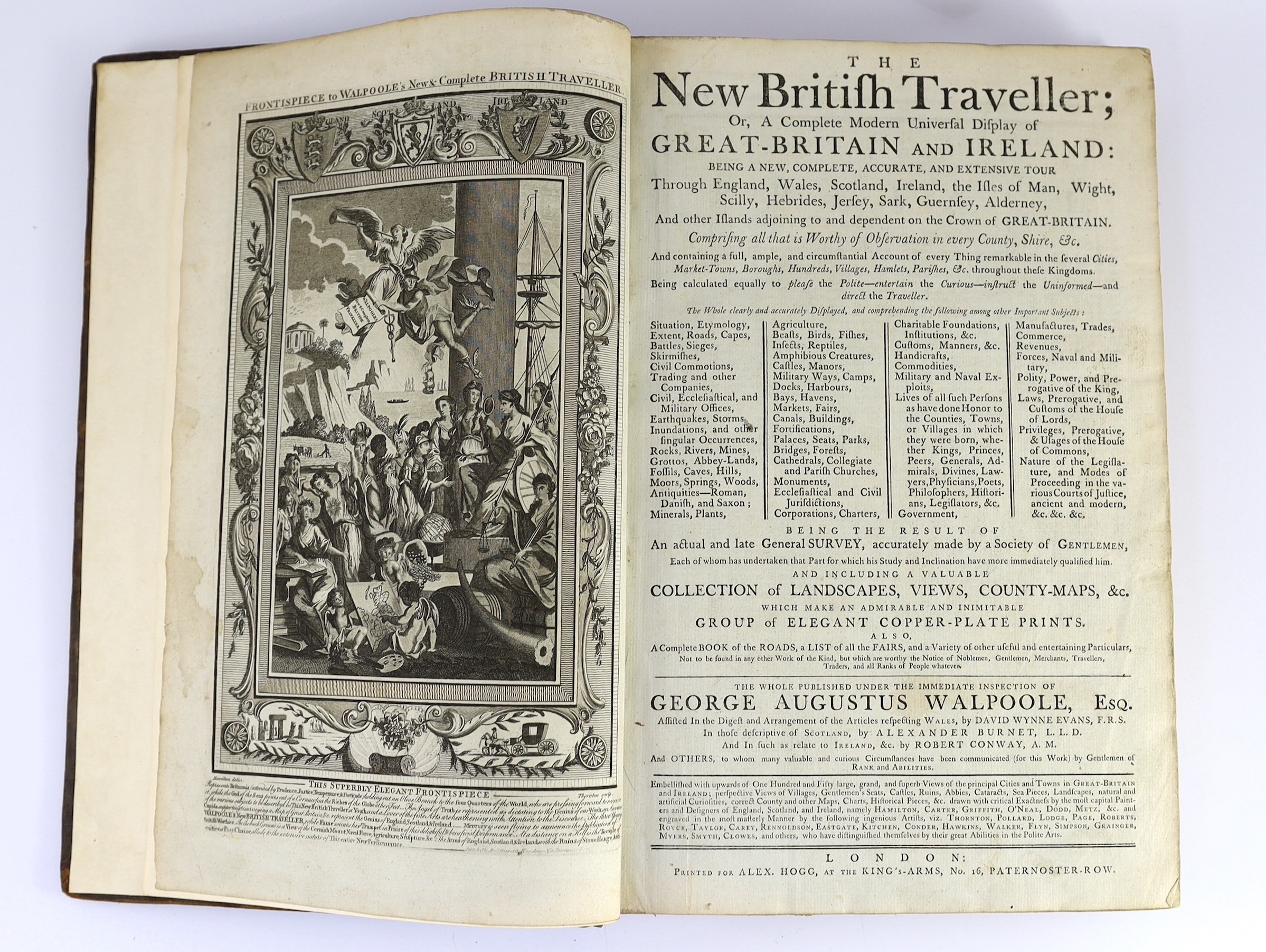 Walpole, George Augustus, The New British Traveller, 1780 - Image 2 of 4