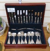 An Arthur Price of England, canteen of silver plated cutlery