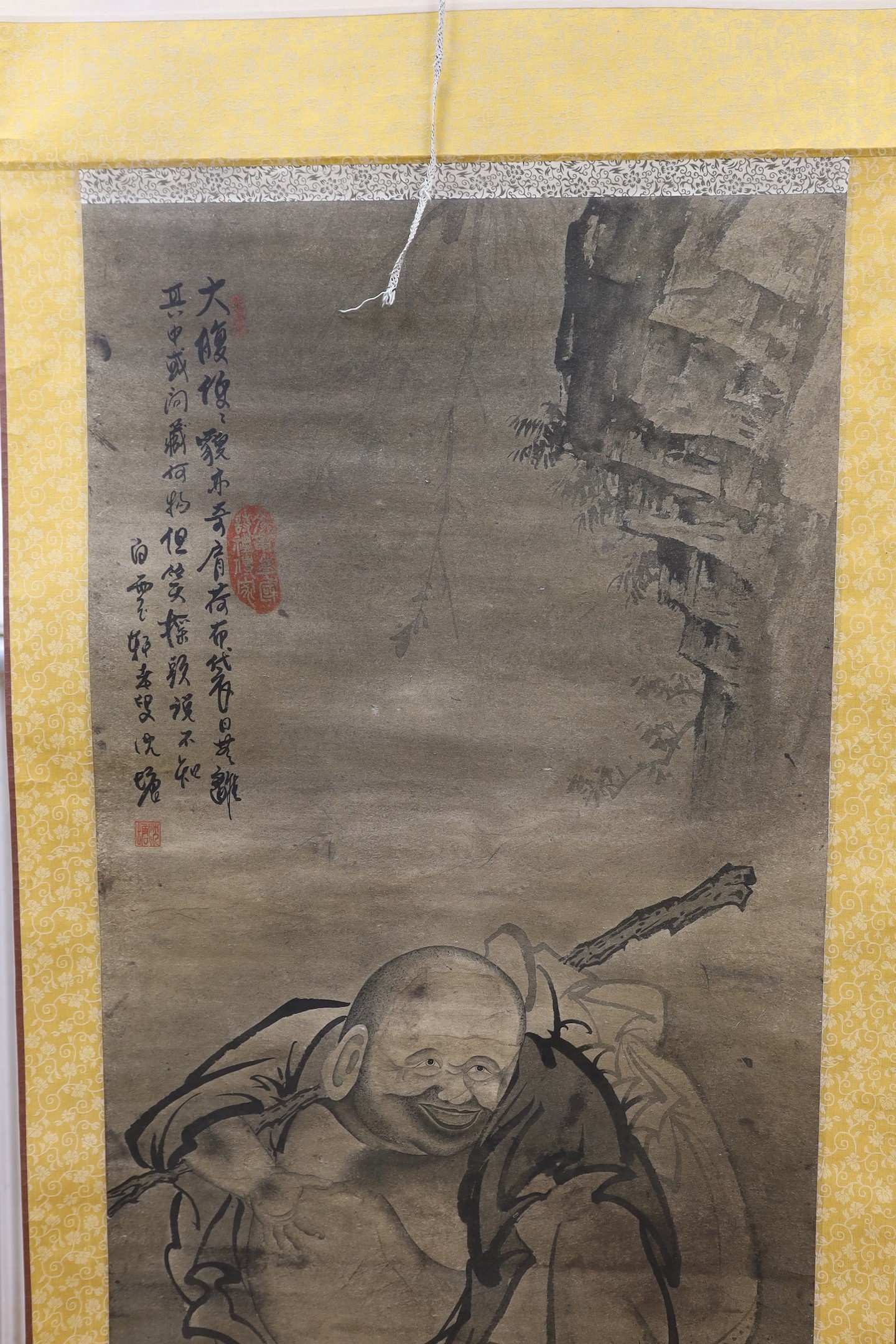 Two Chinese scroll pictures - Image 2 of 7