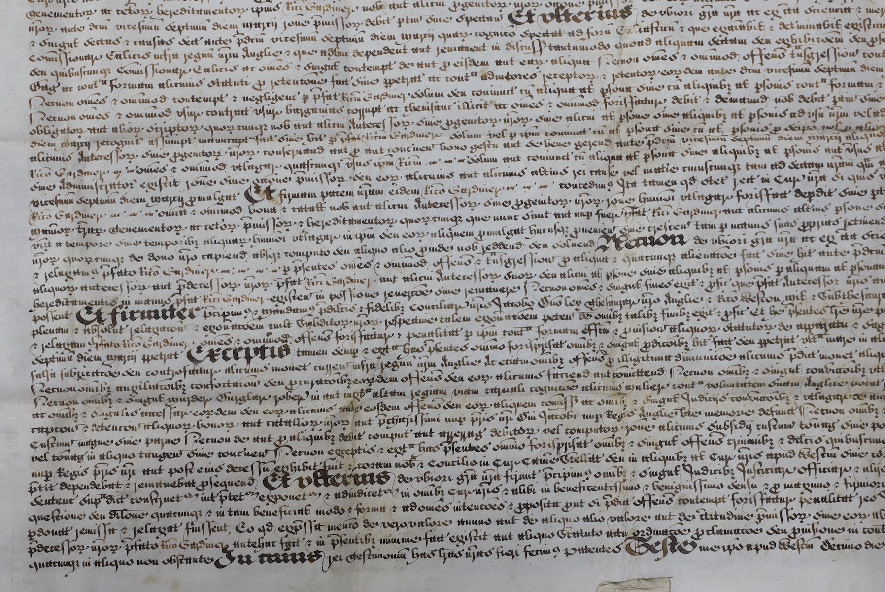 A Charles I General pardon issued to Richard Gardiner of Nortoft in the parish of Guilsborough in - Image 4 of 5