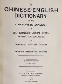° ° Eitel, Ernest John - A Chinese-English Dictionary in the Cantonese Dialect. (2nd edition),