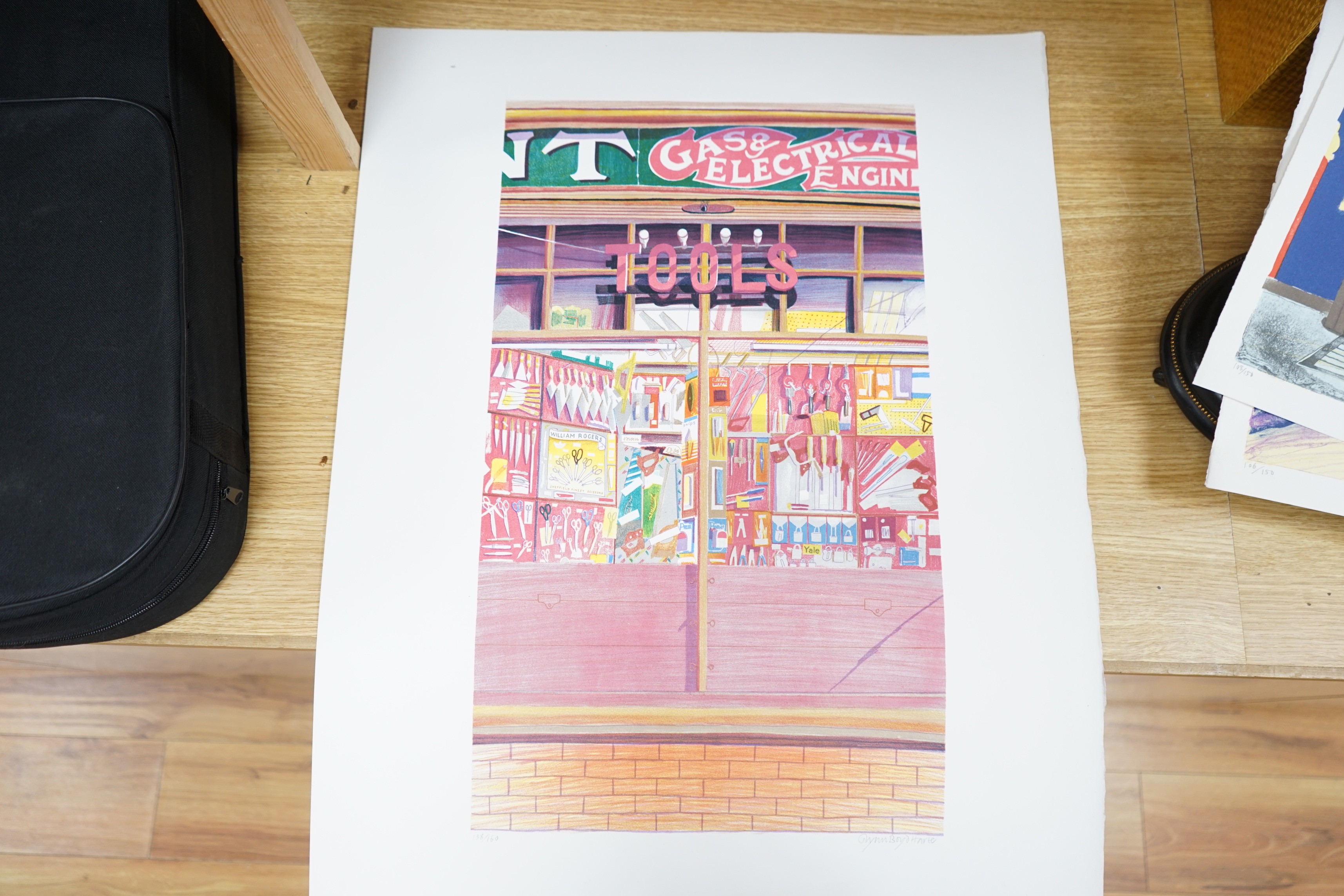 Glynn Boyd Harte (1948-2003), three limited edition prints, Café interior, Pollocks Toy Museum and - Image 4 of 4