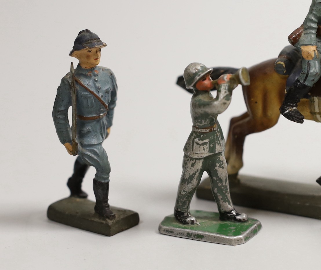 A group of Elastolin toy soldiers - Image 2 of 6