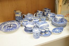 A group of Spode Italian tea wares